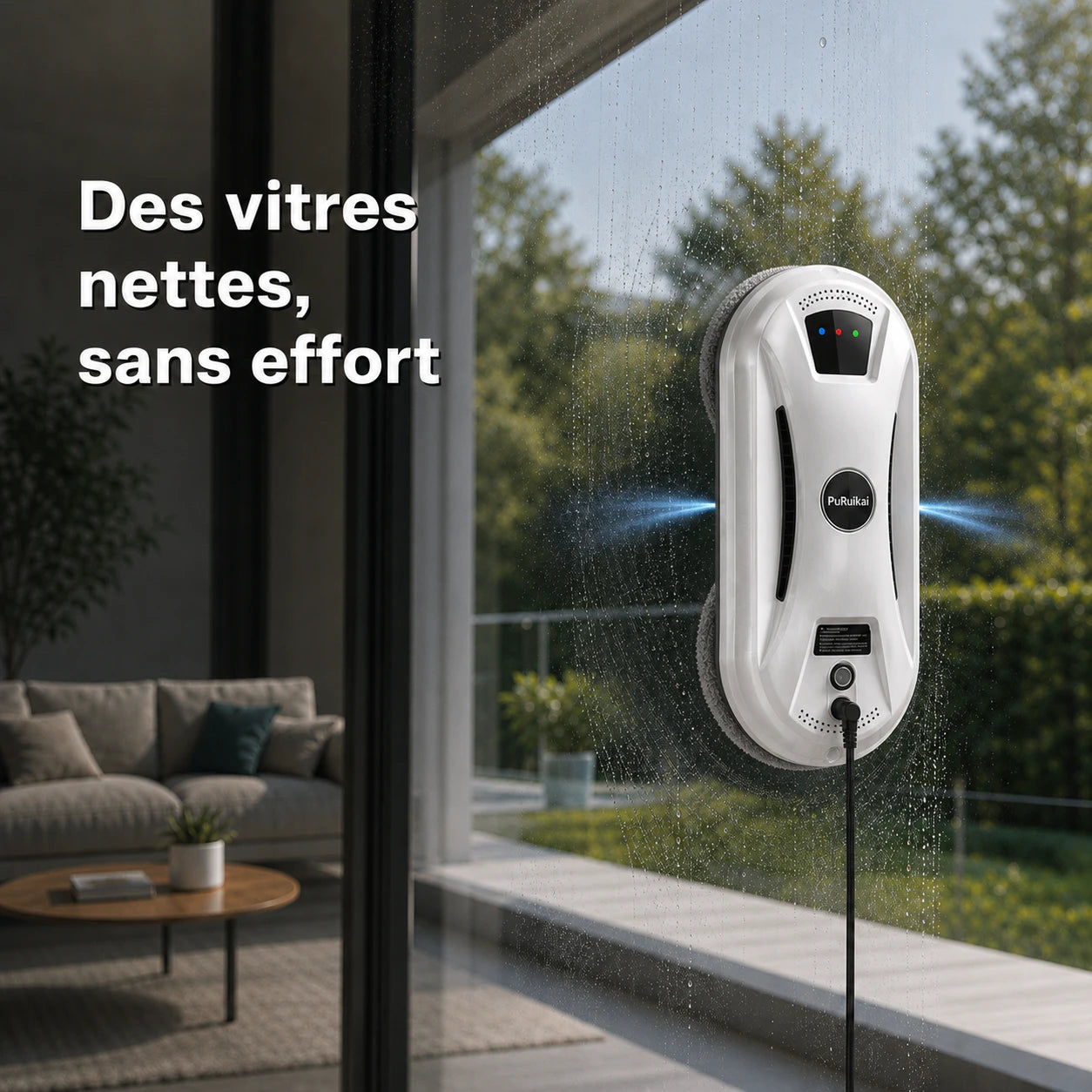 Robot lave-vitre pour des vitres nettes sans effort